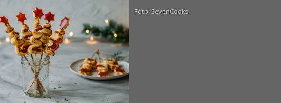 Rezeptbild für "Herzhafte Weihnachtsbäume"