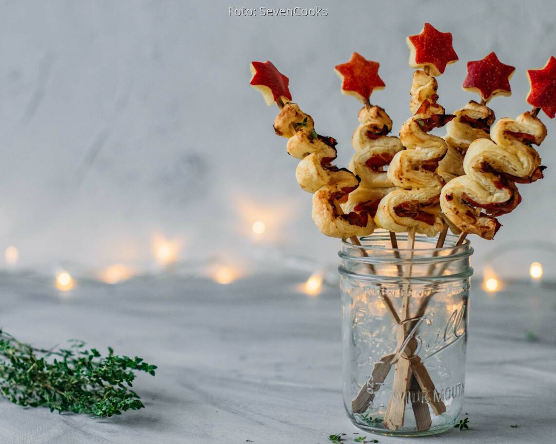 Flexitarisches Rezept: Herzhafte Weihnachtsbäume 2