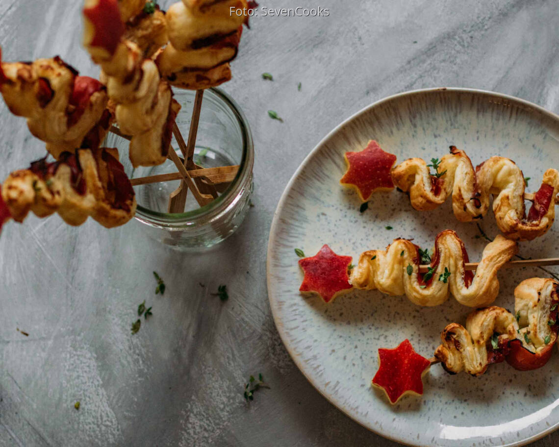 Flexitarisches Rezept: Herzhafte Weihnachtsbäume 3