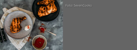 Rezeptbild für "Hähnchenkeulen mit Joghurtmarinade"