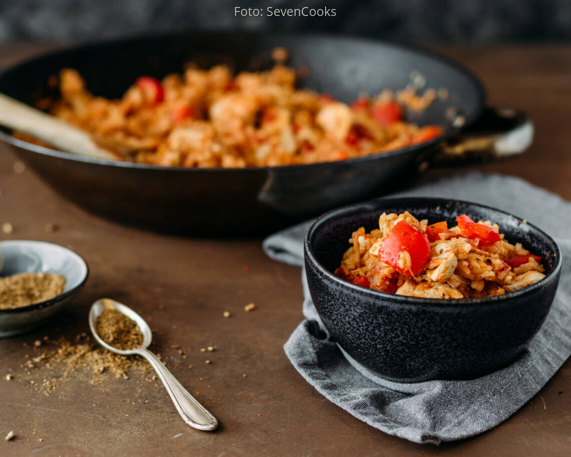 Flexitarisches Rezept: Jambalaya