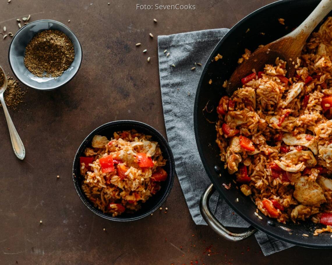 Flexitarisches Rezept: Jambalaya