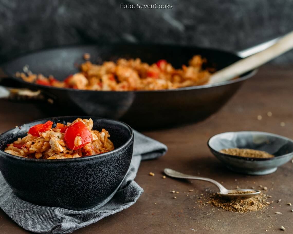 Flexitarisches Rezept: Jambalaya