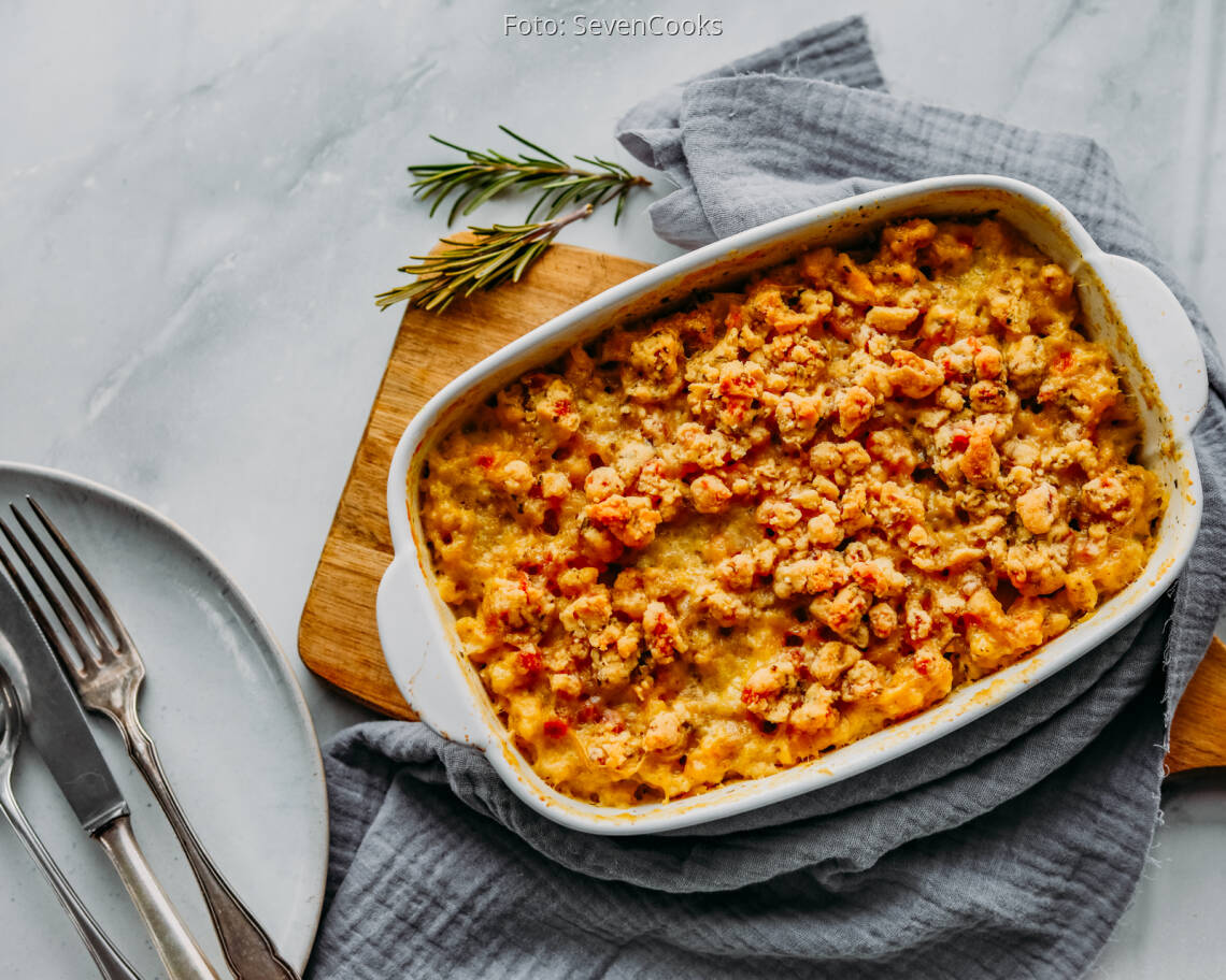 Flexitarisches Rezept: Kartoffel-Apfel-Gratin 3