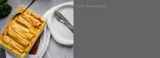 Rezeptbild für "Lachs-Grünkohl-Cannelloni"