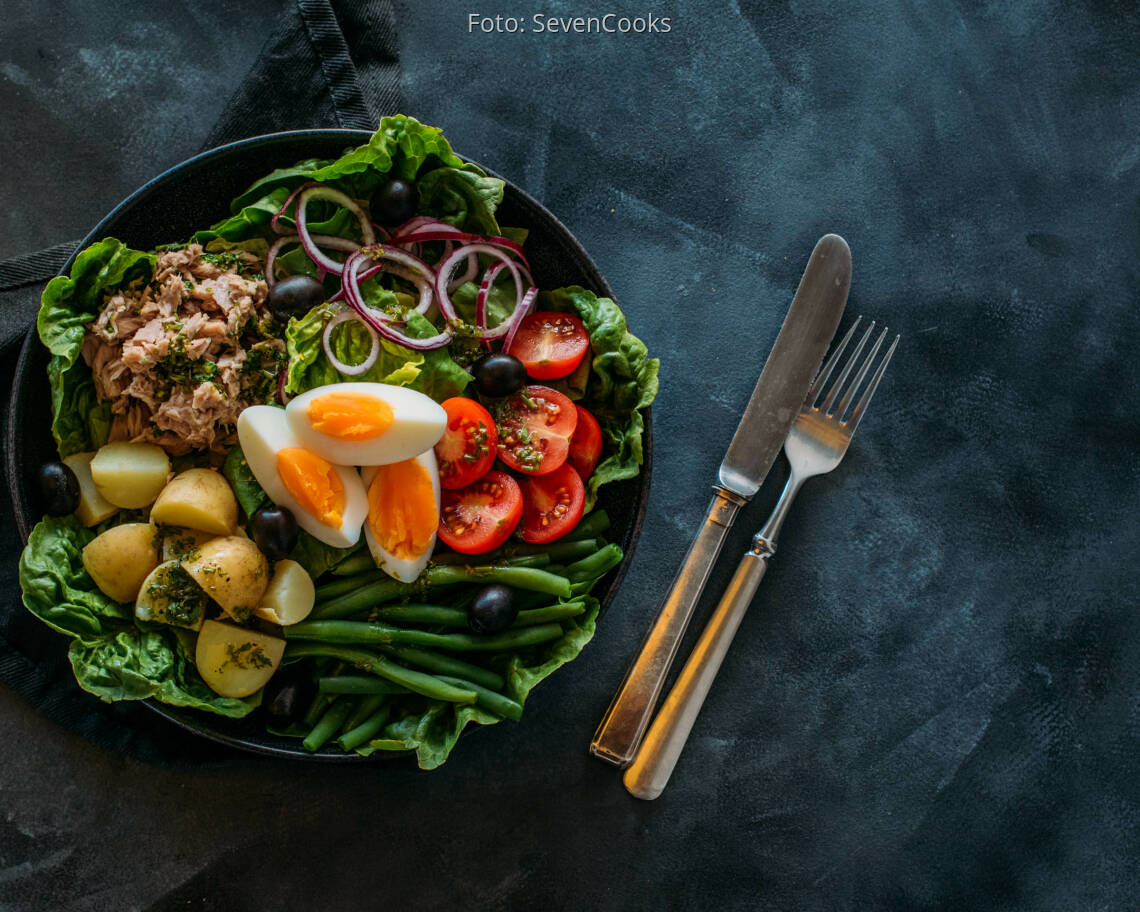 Flexitarisches Rezept: Nizza Salat 1