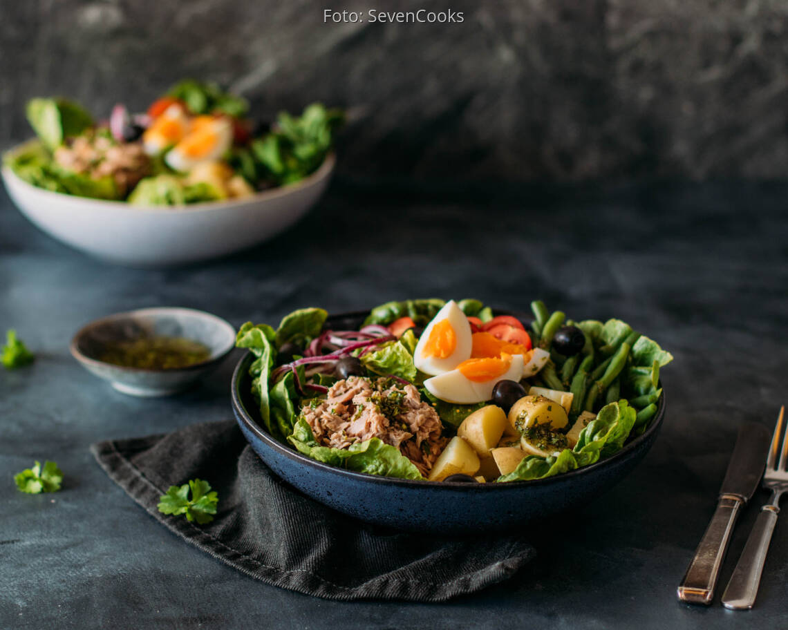 Flexitarisches Rezept: Nizza Salat 2