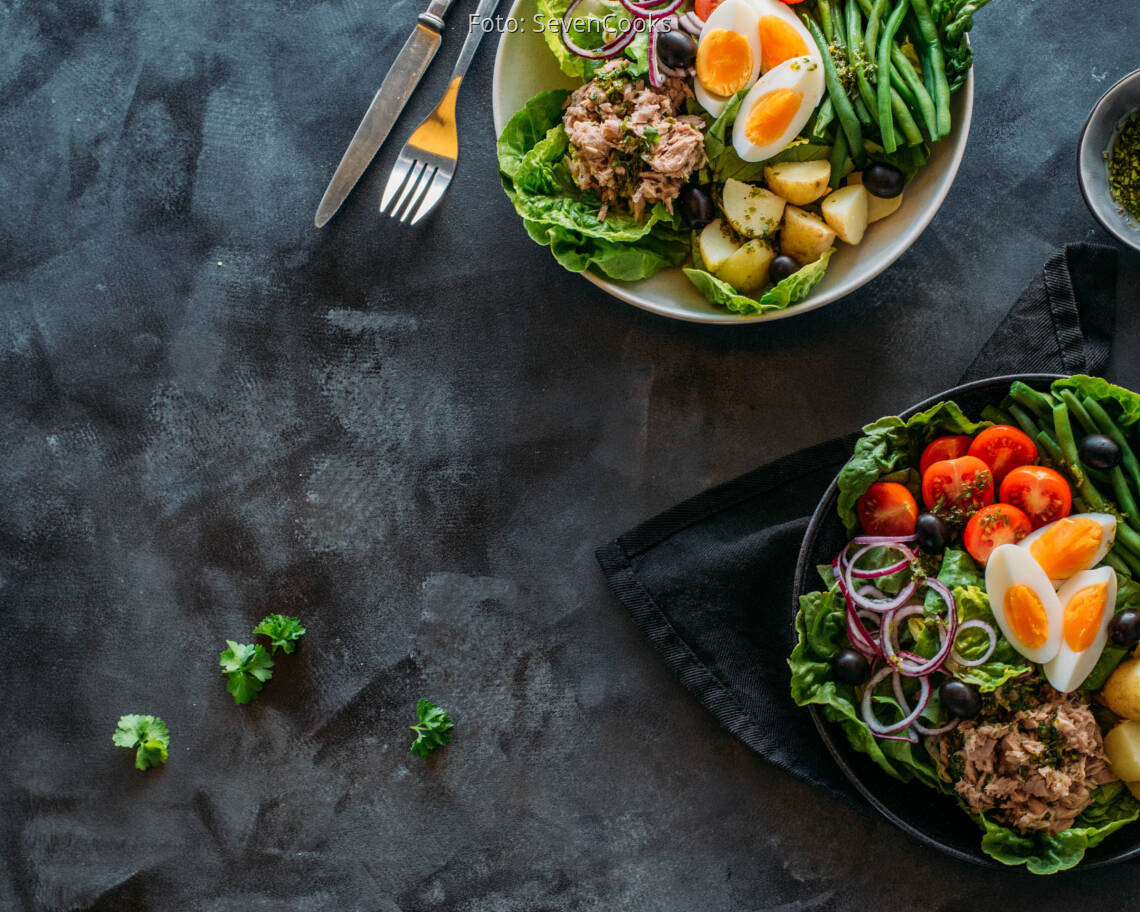 Flexitarisches Rezept: Nizza Salat 3