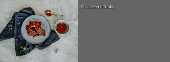 Rezeptbild für "Ochsenfetzen mit orientalischer Note"