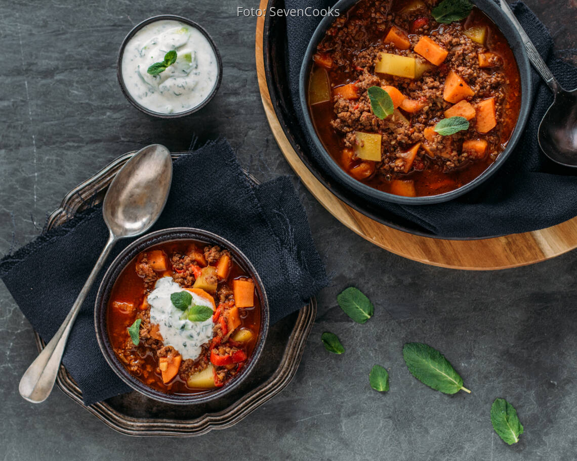 Flexitarisches Rezept: Orientalischer Lamm-Eintopf 1