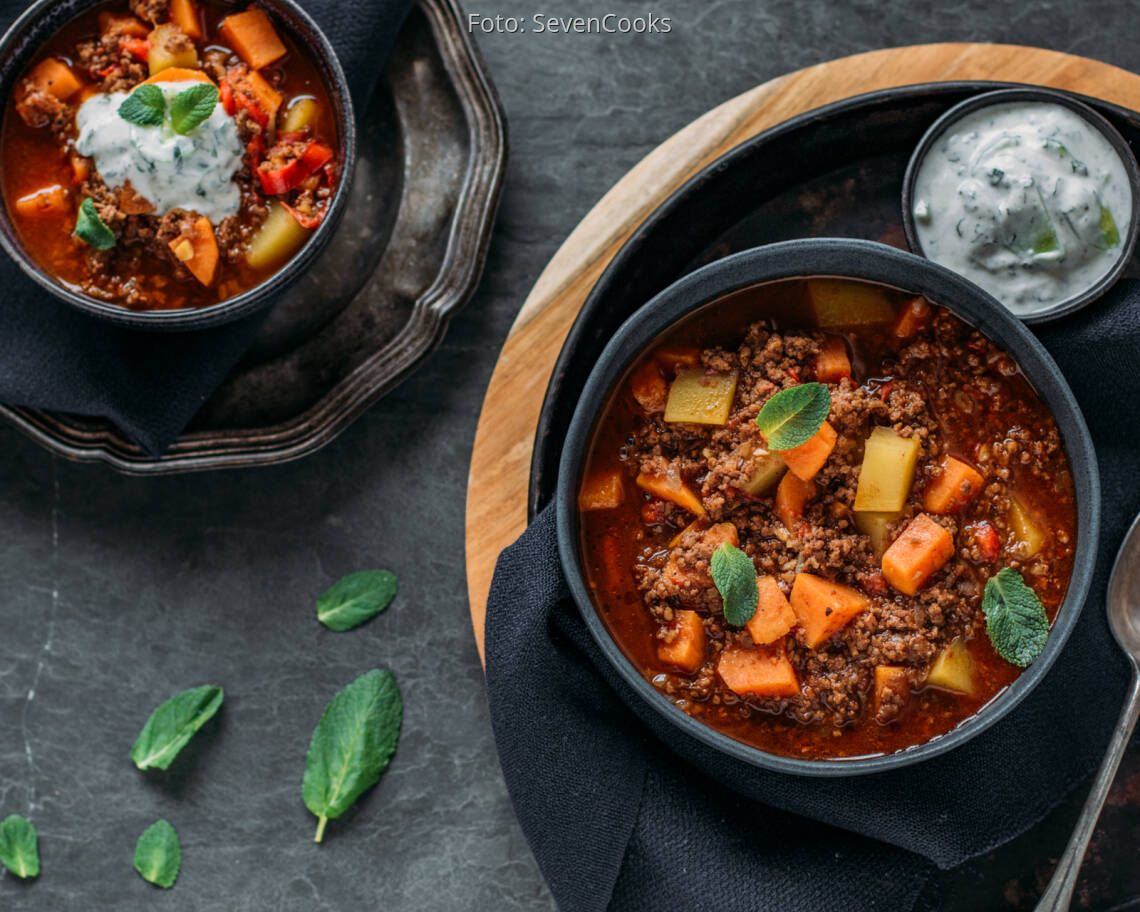 Flexitarisches Rezept: Orientalischer Lamm-Eintopf 2