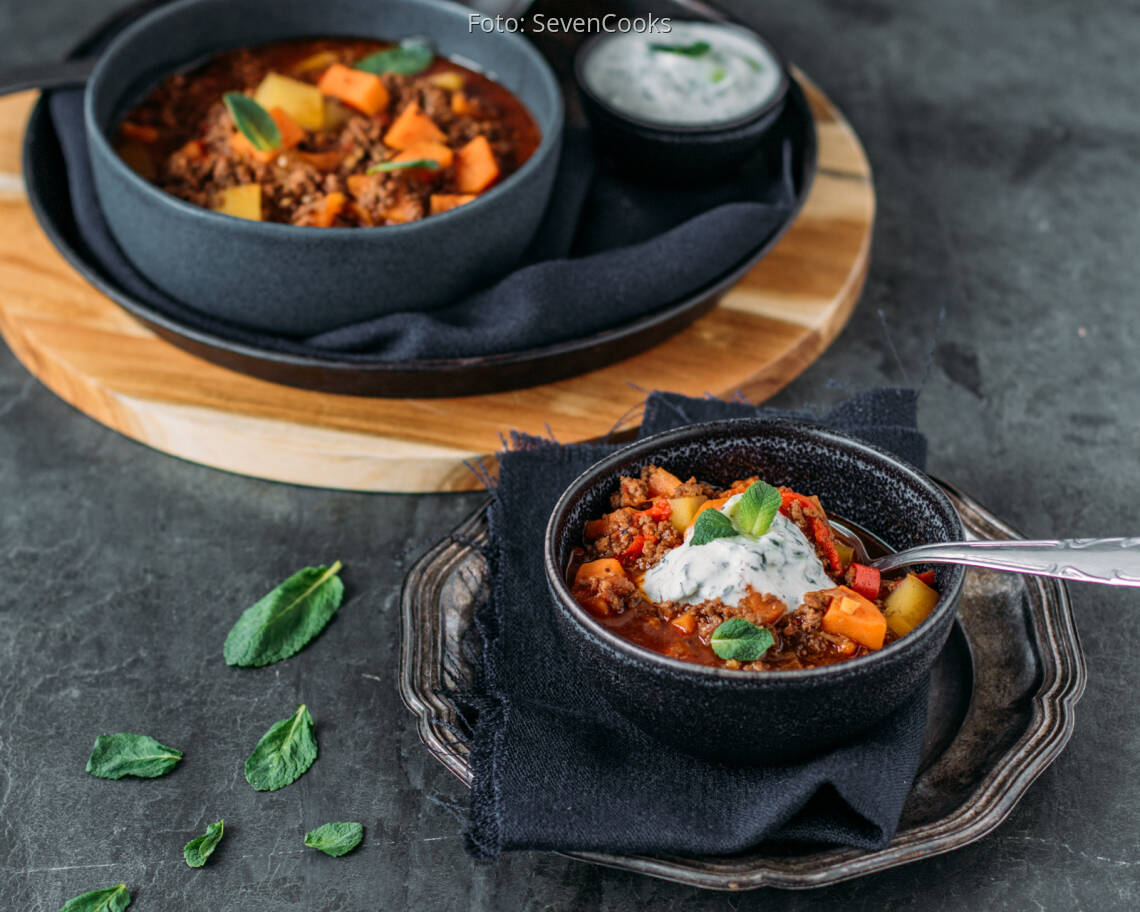 Flexitarisches Rezept: Orientalischer Lamm-Eintopf 3