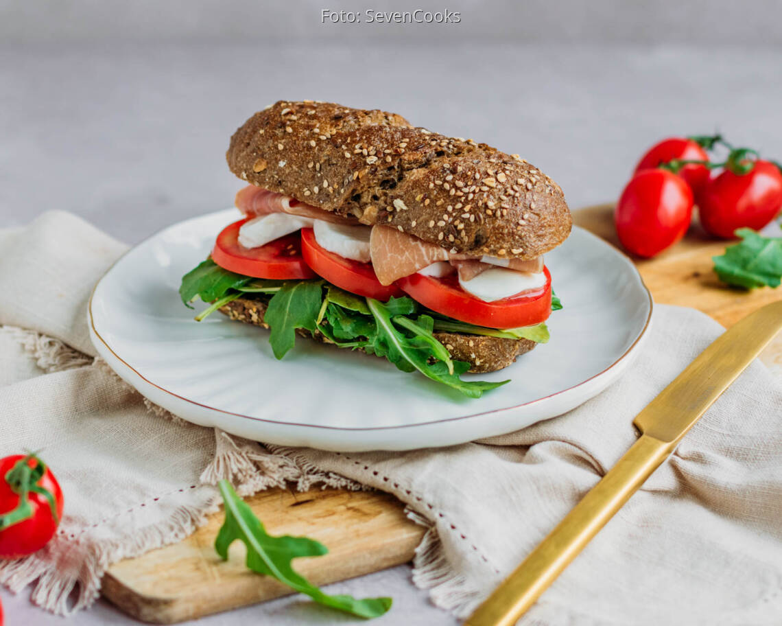 Flexitarisches Rezept: Parmaschinken Sandwich 2