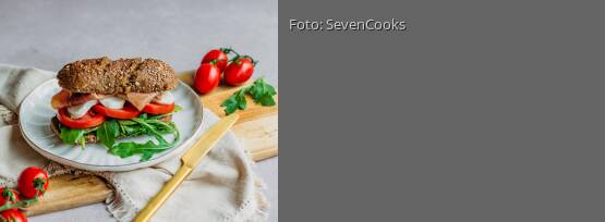 Rezeptbild für "Parmaschinken Sandwich"