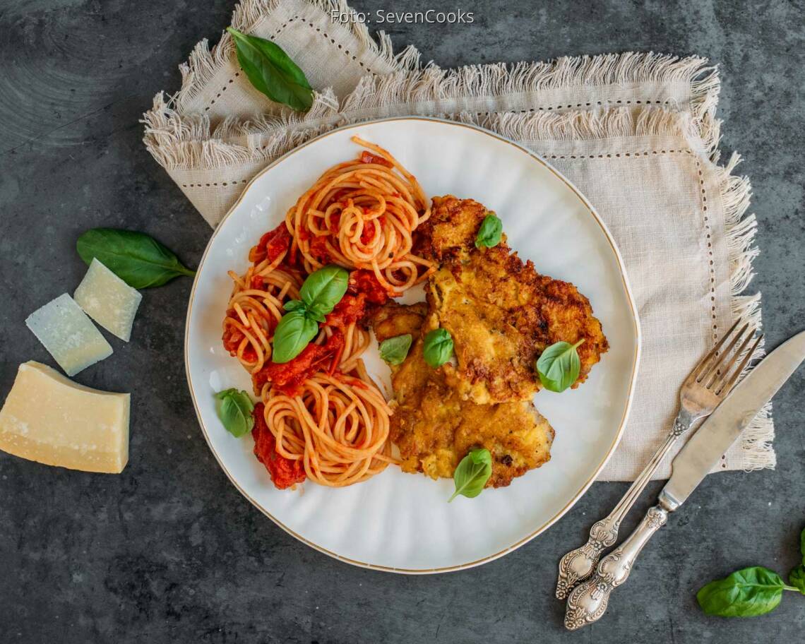 Flexitarisches Rezept: Piccata Milanese 2