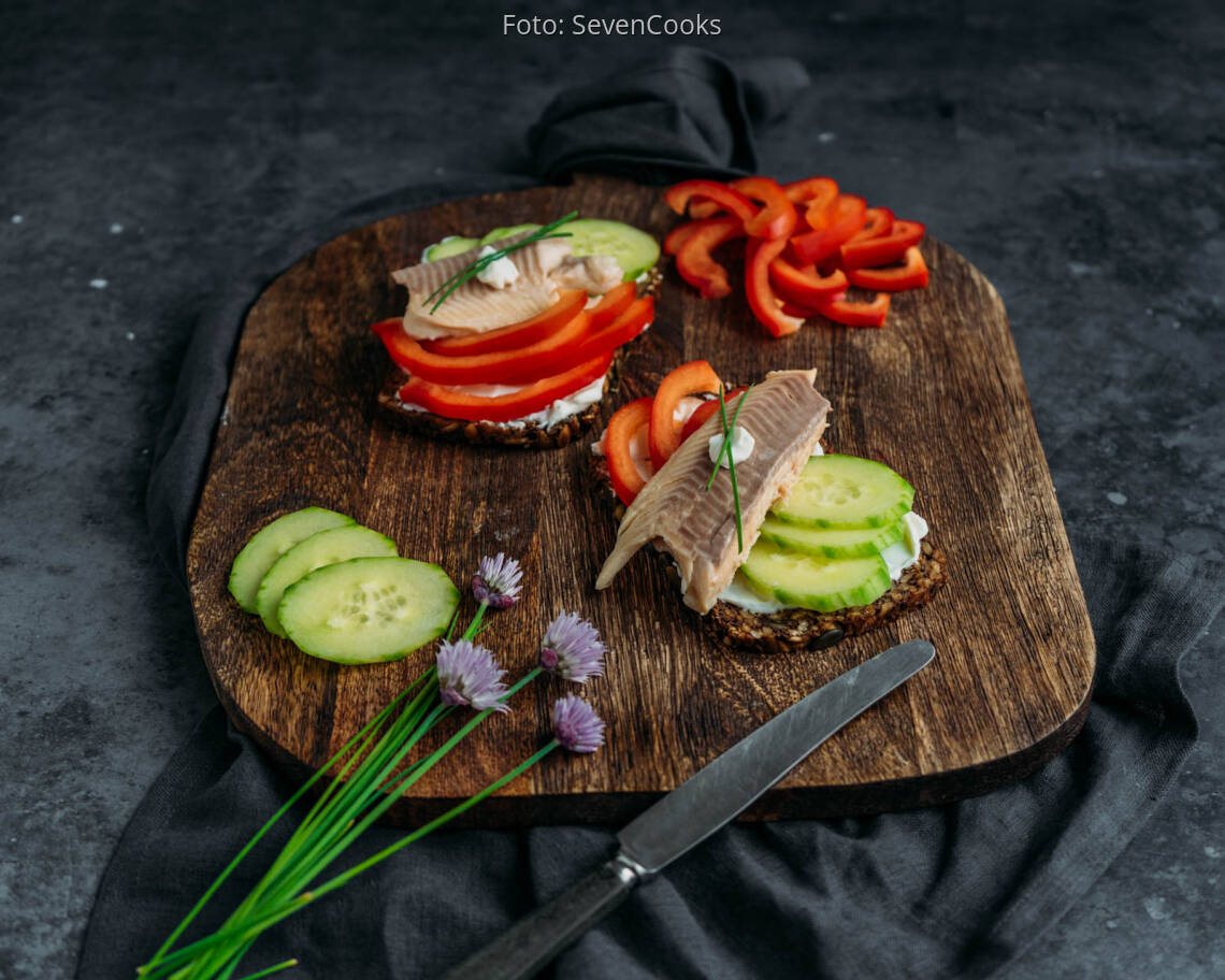 Flexitarisches Rezept: Raeucherfischbrotzeit