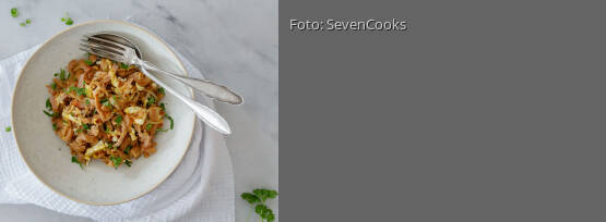 Rezeptbild für "Schinkennudeln mit Ei"