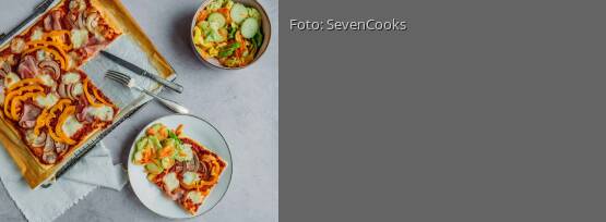 Rezeptbild für "Schnelle Familienpizza"