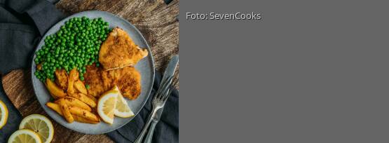 Rezeptbild für "Schnitzel aus dem Ofen mit Wedges"