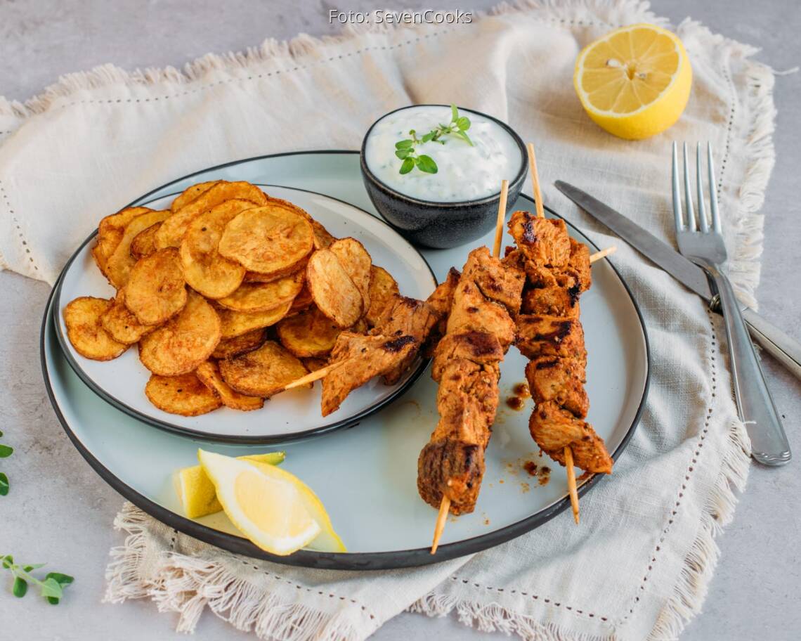 Flexitarisches Rezept: Souvlaki 1
