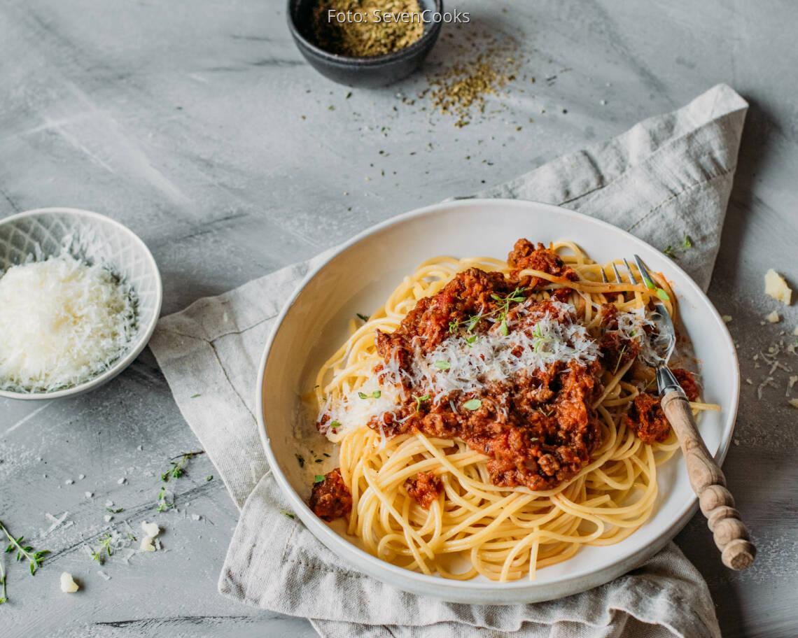 Flexitarisches Rezept: Spaghetti Bolognese 2