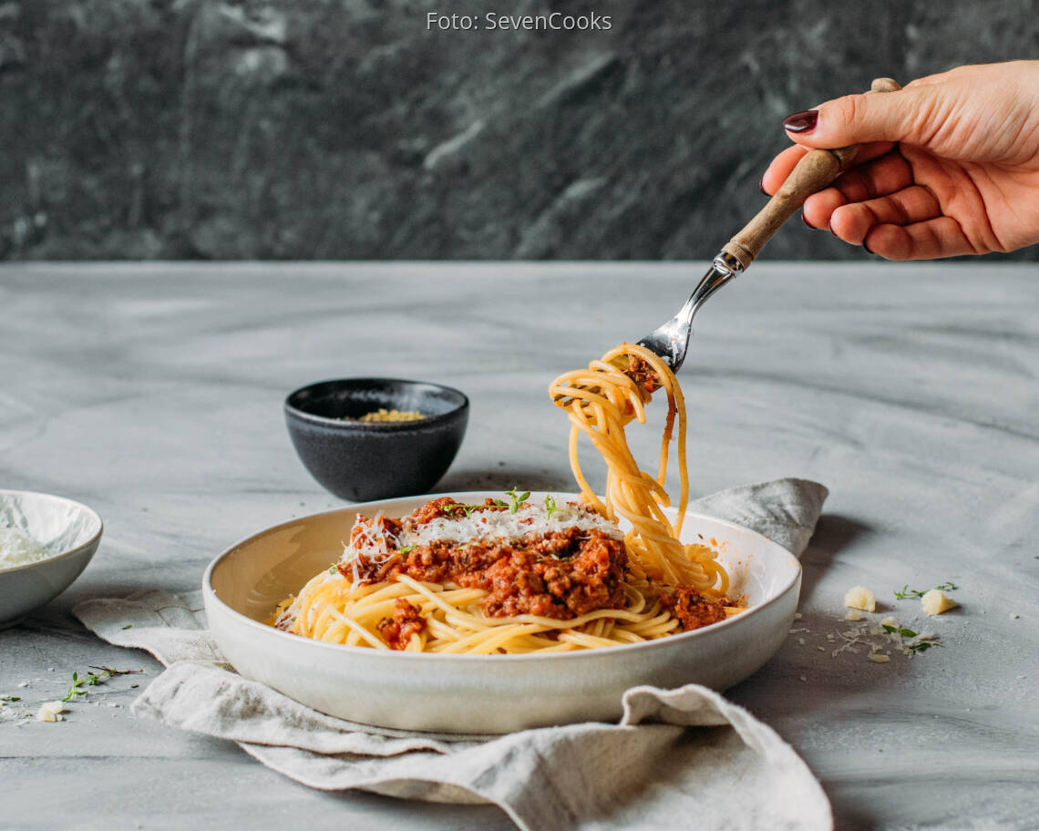 Flexitarisches Rezept: Spaghetti Bolognese 3