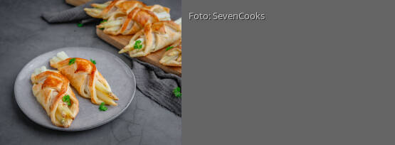 Rezeptbild für "Spargel im Blätterteig"