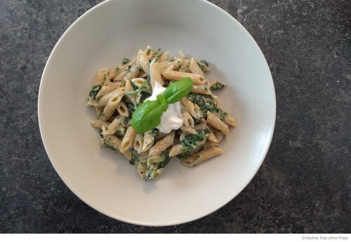 Schlichtes Food-Foto ohne jeglichen Props