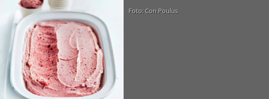 Rezeptbild für "Frozen Joghurt mit Himbeeren"