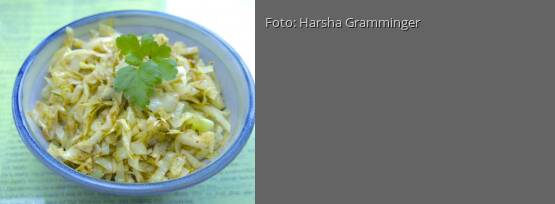 Rezeptbild für "Gebratener Weißkohl – vegan"