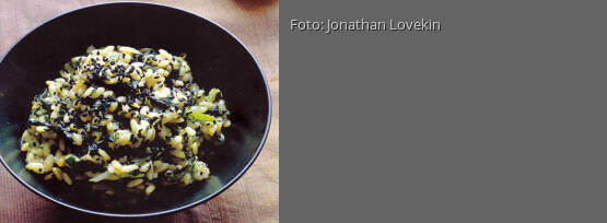 Rezeptbild für "Gedämpfte Brennnesseln mit Sumach und Schwarzkümmel"