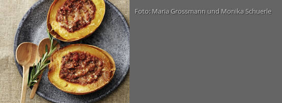 Rezeptbild für "Gefüllter Kürbis mit Hackfleisch"