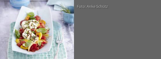 Rezeptbild für "Gegrillter Tofu mit Peperonata"