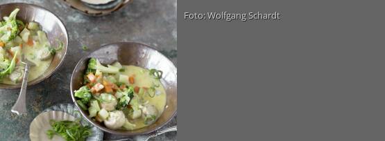 Rezeptbild für "Gemüsecurry mit Kokosmilch"