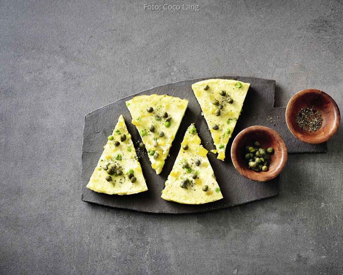 Gemüse-Frittata mit Kapern