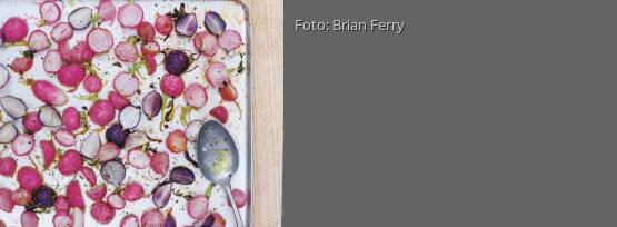 Rezeptbild für "Geröstete Honig-Radieschen"