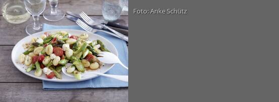 Rezeptbild für "Gnocchi mit grünem Spargel"