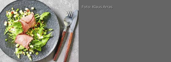 Rezeptbild für "Gorgonzola-Roastbeef-Rolls"