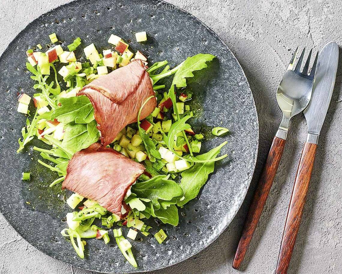 Gorgonzola-Roastbeef-Rolls