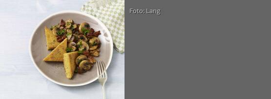 Rezeptbild für "Griessschnitten mit Pilzen"