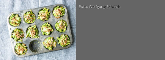 Rezeptbild für "Grüne Mac'n'Cheese-Gratins"