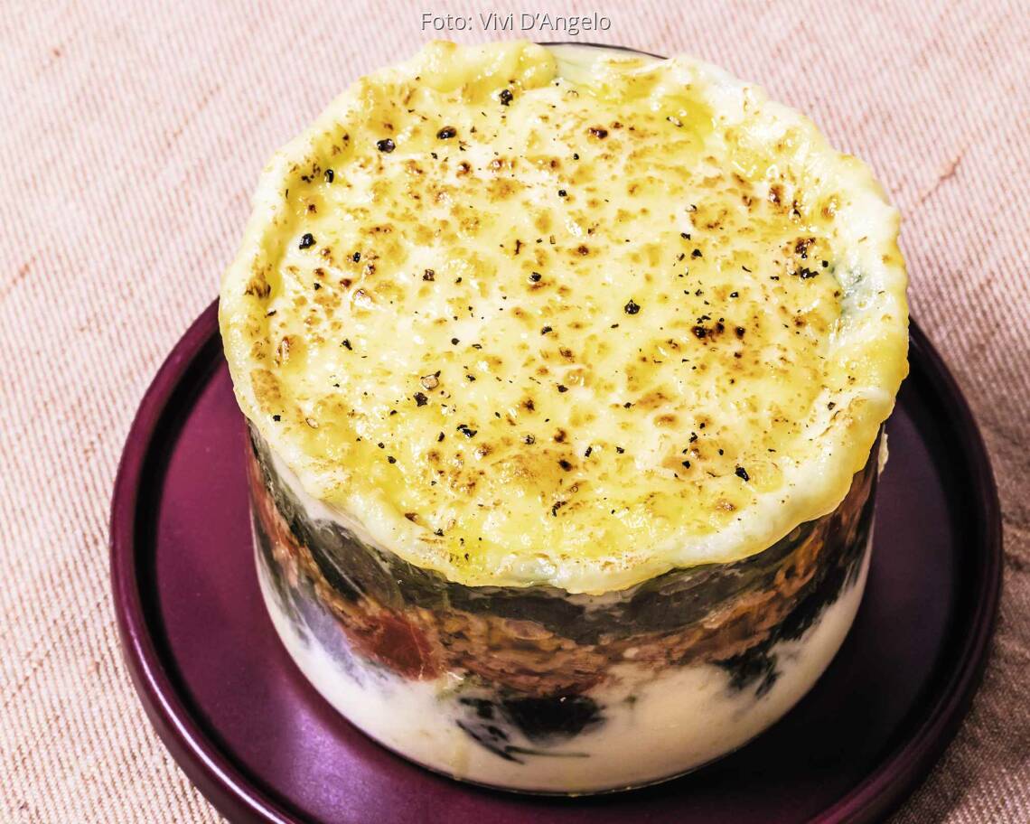 Hackfleisch-Spinat-Auflauf