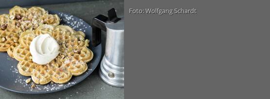 Rezeptbild für "Haselnusswaffeln"