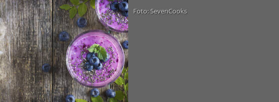 Rezeptbild für "Heidelbeer-Joghurt-Creme"