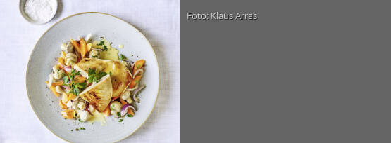 Rezeptbild für "Hähnchen auf Pilzgemüse"