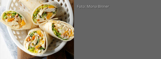 Rezeptbild für "Hähnchen-Wraps"