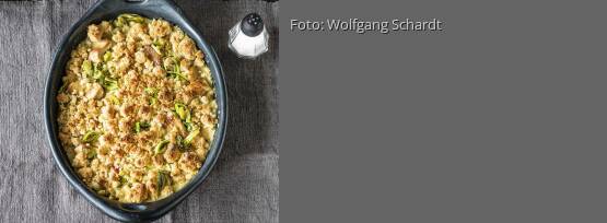 Rezeptbild für "Hähnchen-Lauch-Crumble"