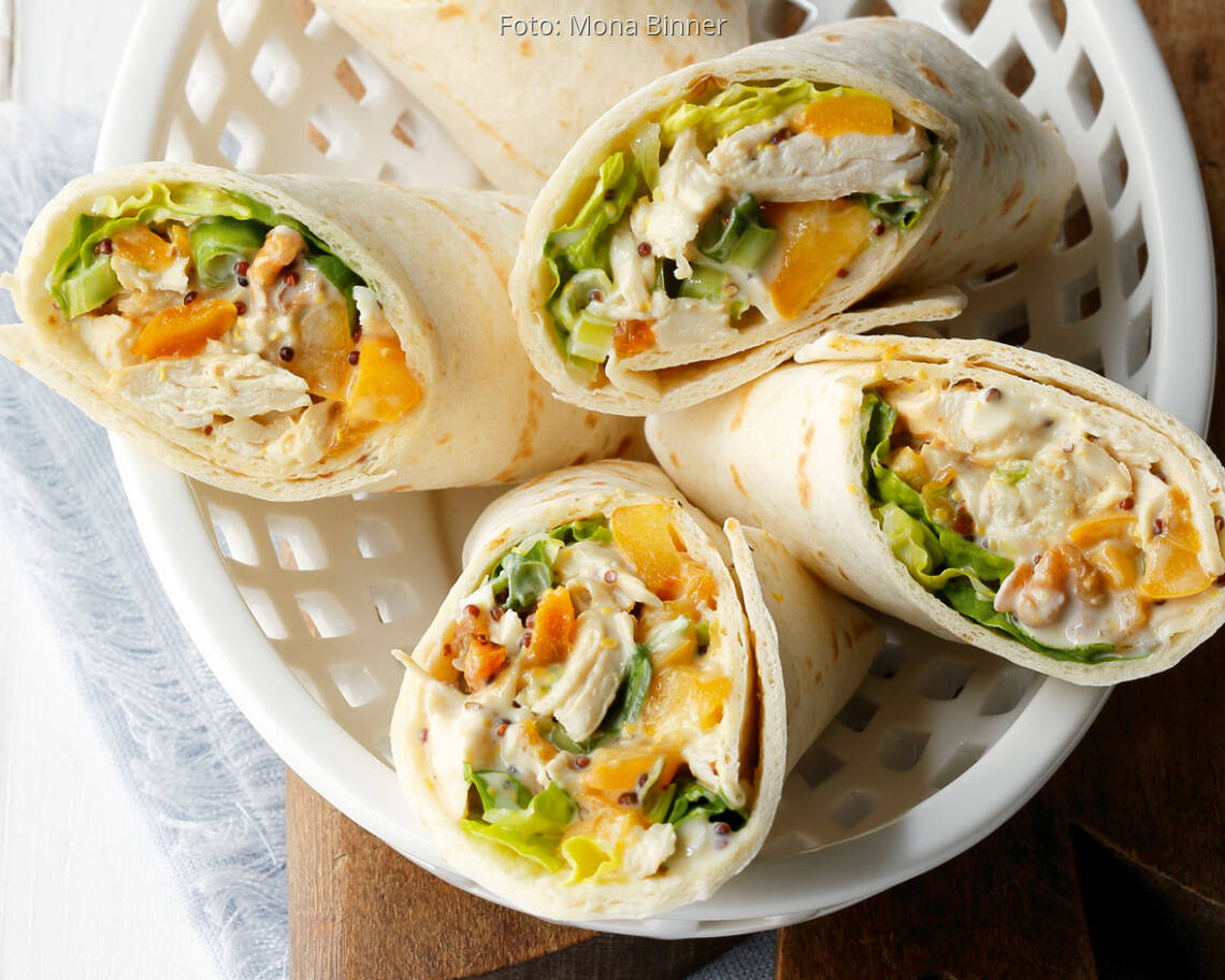 Hähnchen-Wraps