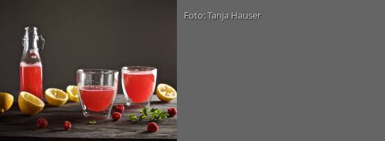 Rezeptbild für "Zitronen-Himbeer-Limonade"
