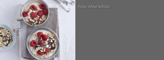 Rezeptbild für "Hirse-Himbeer-Müsli mit Mohn"